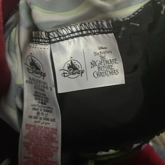 Disney Nightmare Before Christmas Jogger PJ Bottom Size Large NWT - Picture 5 of 6